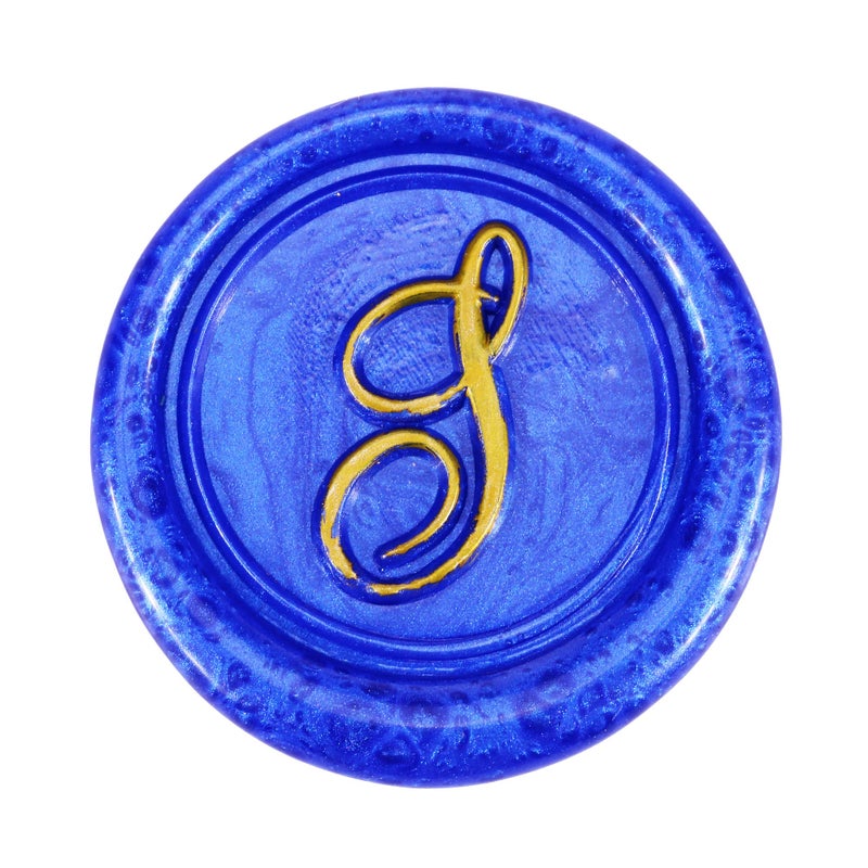 Yoption Letter S Wax Seal Stamp, Yoption Vintage Brass Head Wooden Handle Initial Alphabet Sealing Wax Stamp for Wedding Envelopes Christmas Gift - Image 4